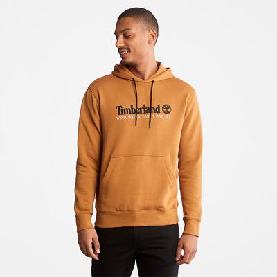 Pánské Mikiny S Kapucí Timberland Vítr, Vody, Earth and Sky™ Hnědé | TI42318-947