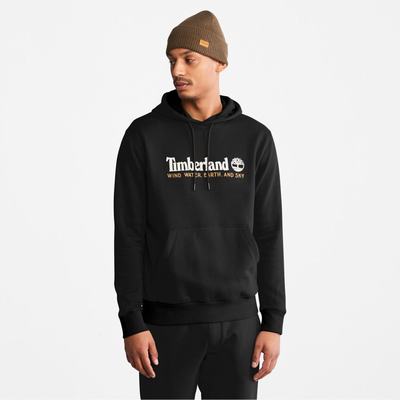 Pánské Mikiny S Kapucí Timberland Vítr, Vody, Earth, and Sky Černé | TI50479-538