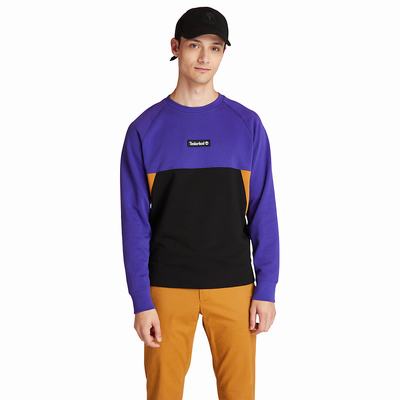 Pánské Mikiny Timberland Cut-and-sew Tmavě Blankyt | TI26984-632