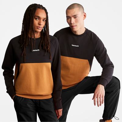 Pánské Mikiny Timberland Cut-and-sew Černé | TI86412-034
