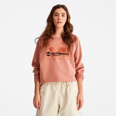 Pánské Mikiny Timberland Earthkeepers® by Raeburn Archive Globe Crewneck Oranžové | TI83759-698