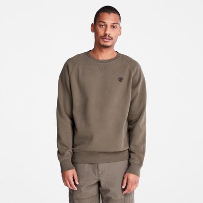 Pánské Mikiny Timberland Exeter River Crewneck Tmavě Zelene | TI40183-062