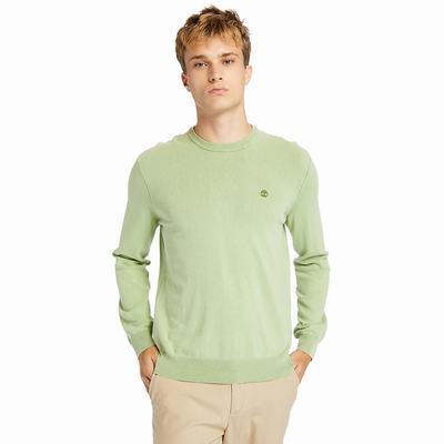 Pánské Mikiny Timberland Garment-Dyed Zelene | TI91057-413