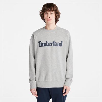 Pánské Mikiny Timberland Heritage Logo Šedé | TI96274-573