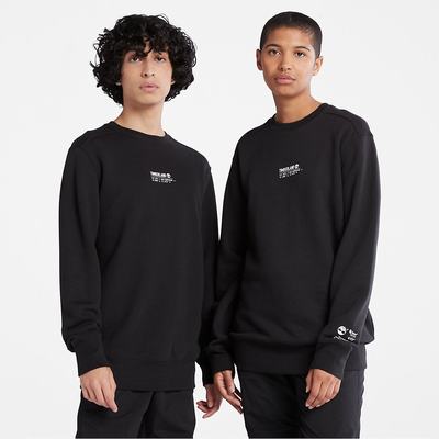 Pánské Mikiny Timberland Luxe Pohodlí Essentials Raglan Refibra™ Černé | TI71345-192