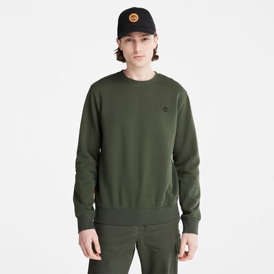 Pánské Mikiny Timberland Oyster River Logo Tmavě Zelene | TI07163-217