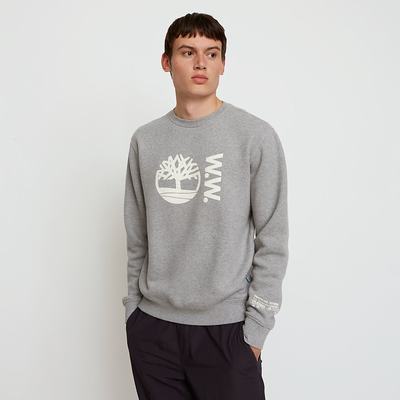 Pánské Mikiny Timberland x WoodWood Crew Šedé | TI36275-358