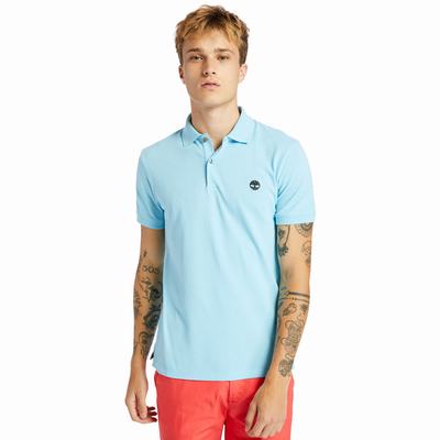 Pánské Polo Triko Timberland Merrymeeting River Blankyt | TI35694-820