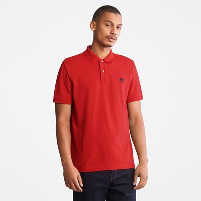 Pánské Polo Triko Timberland Millers River Pique Červené | TI29175-371