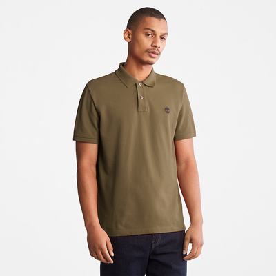 Pánské Polo Triko Timberland Millers River Pique Tmavě Zelene | TI67019-073