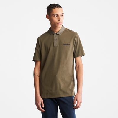 Pánské Polo Triko Timberland Outdoor Heritage Tmavě Zelene | TI31402-819