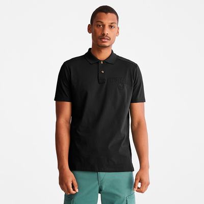 Pánské Polo Triko Timberland Outdoor Heritage EK+ Černé | TI49753-806