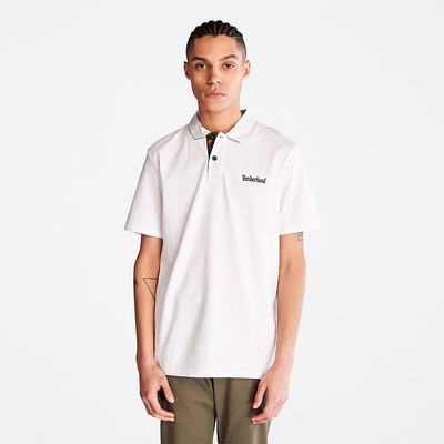 Pánské Polo Triko Timberland Outdoor Heritage Bílé | TI82904-658