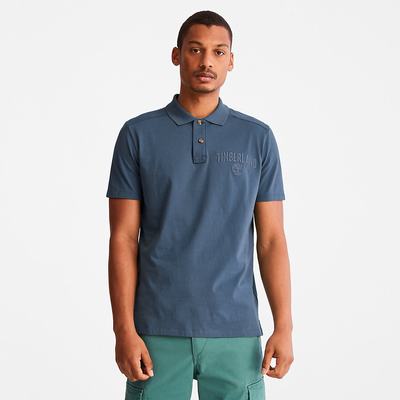 Pánské Polo Triko Timberland Outdoor Heritage EK+ Tmavě Blankyt | TI84732-089