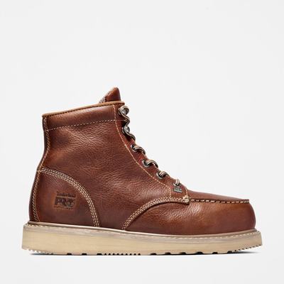 Pánské Pracovní Boty Timberland Barstow 6" Alloy Špicí Tmavě Hnědé | TI52601-275