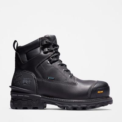 Pánské Pracovní Boty Timberland Boondock HD 6" Composite Špicí Waterproof Černé | TI19840-831