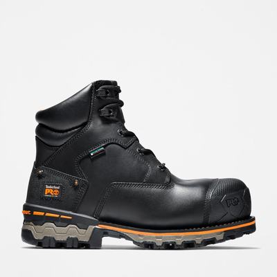 Pánské Pracovní Boty Timberland Boondock 6" Composite Špicí Waterproof Černé | TI43502-762
