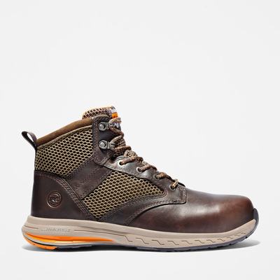 Pánské Pracovní Boty Timberland Drivetrain Composite Špicí Pracovní Sneaker Tmavě Hnědé | TI18769-470