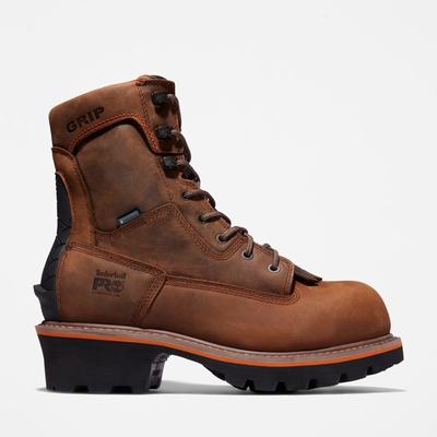 Pánské Pracovní Boty Timberland Evergreen Logger Composite Špicí Waterproof Hnědé | TI62170-914