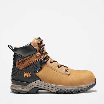 Pánské Pracovní Boty Timberland Hypercharge 6" Composite Špicí Waterproof Hnědé | TI23710-463