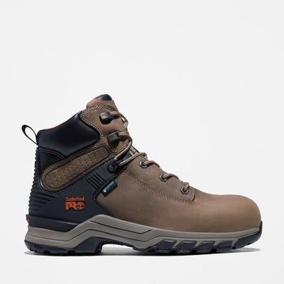 Pánské Pracovní Boty Timberland Hypercharge 6" Composite Špicí Waterproof Káva | TI90623-637