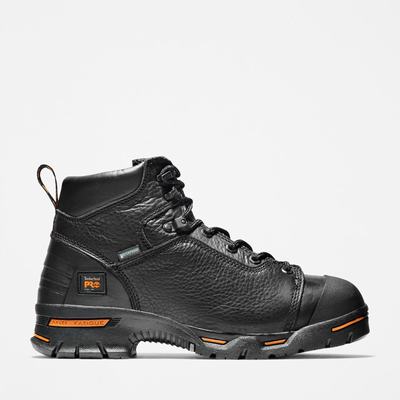 Pánské Pracovní Boty Timberland PRO® Endurance 6" Steel Špicí Waterproof Černé | TI39408-591