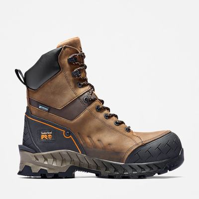 Pánské Pracovní Boty Timberland Pracovní Summit 8" Composite Špicí Waterproof Hnědé | TI90541-859