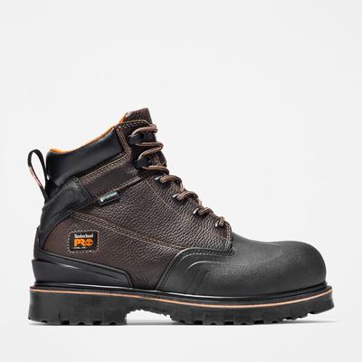 Pánské Pracovní Boty Timberland Rigmaster 6" Steel Špicí Waterproof Hnědé | TI74839-514