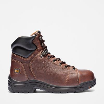 Pánské Pracovní Boty Timberland TiTAN 6" Alloy Bezpečnostní Špicí Hnědé | TI60584-845