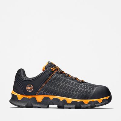 Pánské Pracovní Obuv Timberland PRO® Powertrain Sport Alloy Špicí Pracovní Sneaker Černé Oranžové | TI90581-805