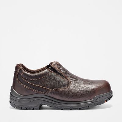 Pánské Pracovní Obuv Timberland TiTAN Běžné Alloy Špicí Hnědé | TI02763-480