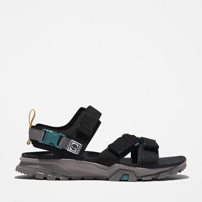 Pánské Sandály Timberland Garrison Trailové Webbing-strap Černé | TI13694-942
