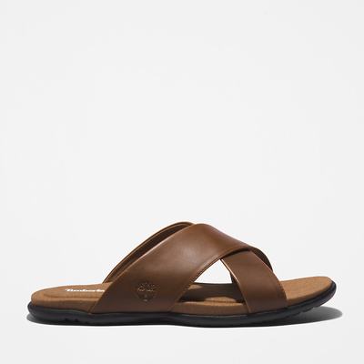 Pánské Sandály Timberland Kesler Cove Cross-band Hnědé | TI76510-950