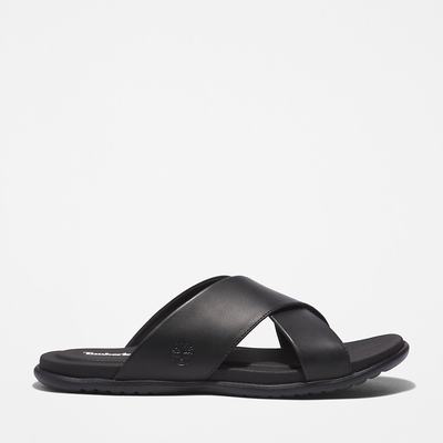 Pánské Sandály Timberland Kesler Cove Cross-band Černé | TI86702-295