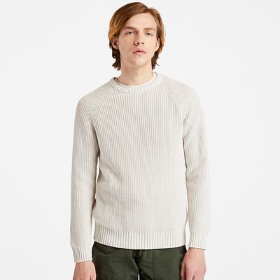 Pánské Svetry Timberland Beards Brook Crew-Neck Bílé | TI51684-675