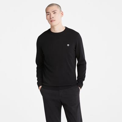 Pánské Svetry Timberland Cohas Brook Crewneck Černé | TI13098-732