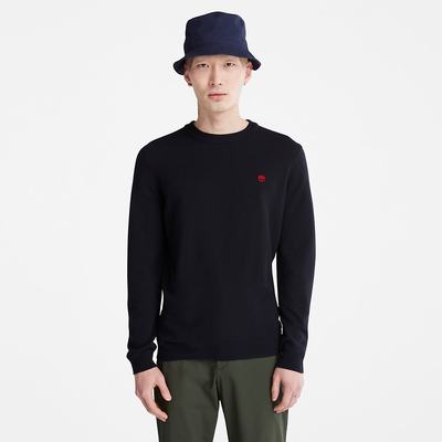 Pánské Svetry Timberland Cohas Brook Crewneck Tmavě Blankyt | TI51764-167