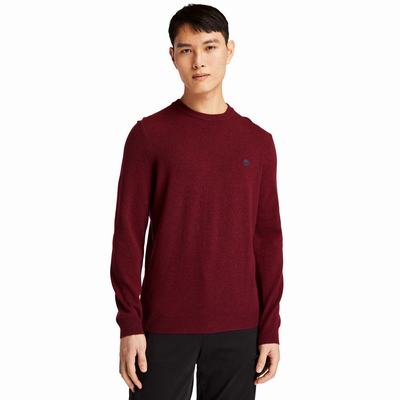 Pánské Svetry Timberland Cohas Brook Crewneck Červené | TI61980-263