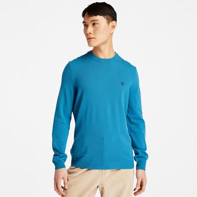 Pánské Svetry Timberland Cohas Brook Crewneck Blankyt | TI87619-624