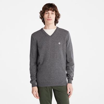 Pánské Svetry Timberland Cohas Brook V-Neck Tmavě Šedé | TI71350-635