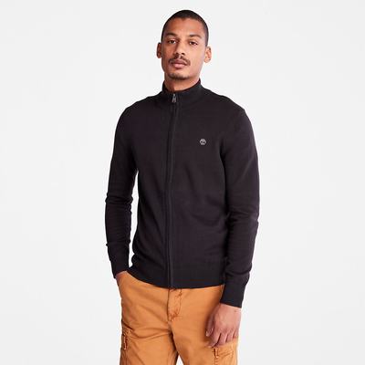 Pánské Svetry Timberland Williams River Full-Zip Černé | TI03785-159