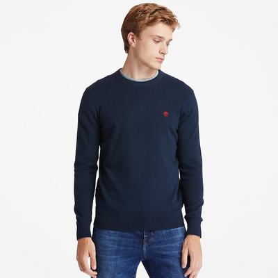 Pánské Svetry Timberland Williams River Organic Bavlněné Tmavě Blankyt | TI73685-930