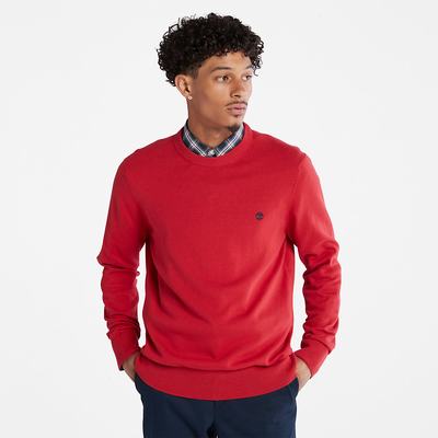 Pánské Svetry Timberland Williams River Organic Bavlněné Červené | TI89065-592
