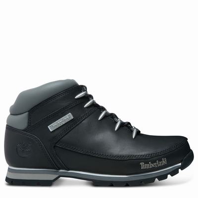 Pánské Trekové Boty Timberland Euro Sprint Hiker Černé | TI90435-760