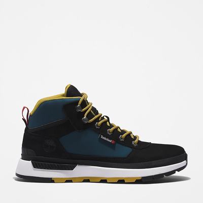 Pánské Trekové Boty Timberland Field Trekker Mid Hiker Černé Blankyt | TI37810-219