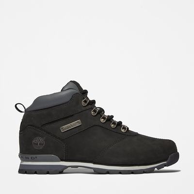Pánské Trekové Boty Timberland Splitrock Nubuck Mid Hiker Černé | TI05164-870