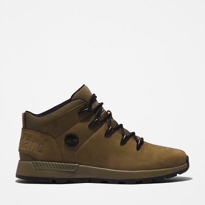 Pánské Trekové Boty Timberland Sprint Trekker Mid Zelene | TI36840-164