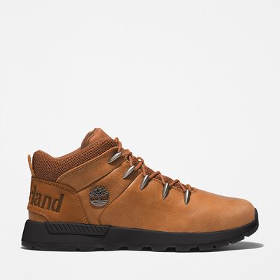 Pánské Trekové Boty Timberland Sprint Trekker Mid Hnědé | TI50392-307