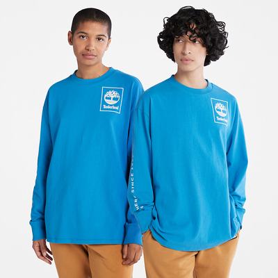 Pánské Tričko Timberland All Gender Heavyweight Long-Sleeve T-Shirt Blankyt | TI69170-542