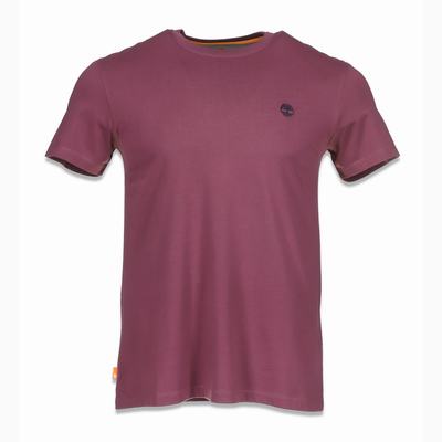 Pánské Tričko Timberland Dunstan River T-Shirt Fialové | TI71563-415